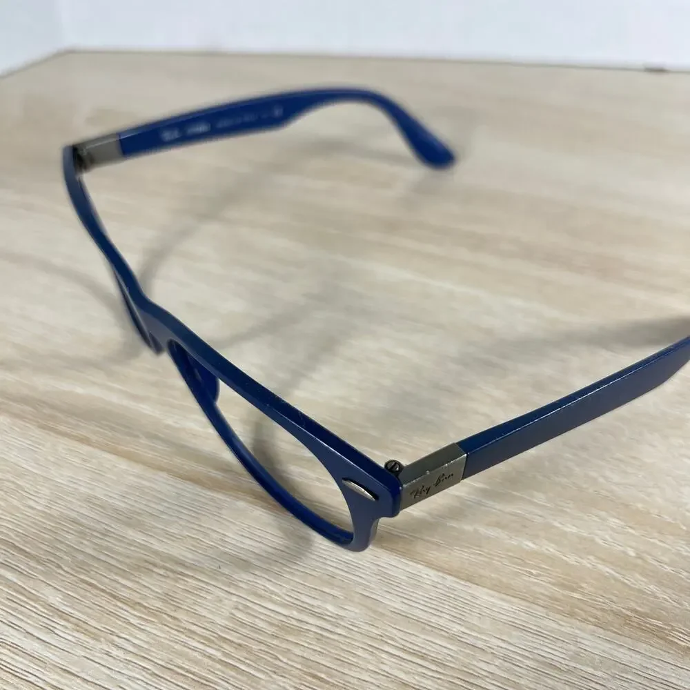 Ray-Ban RB4207 6015/8G LiteForce Sunglasses Blue Frames Only DAMAGED 55-17 Italy